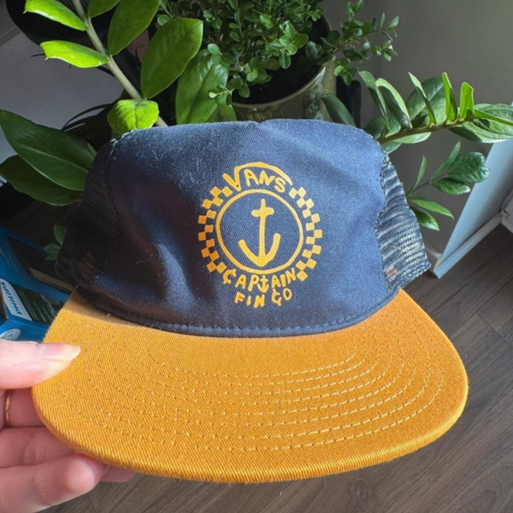 Vans Blue and Yellow Anchor Cap Hat